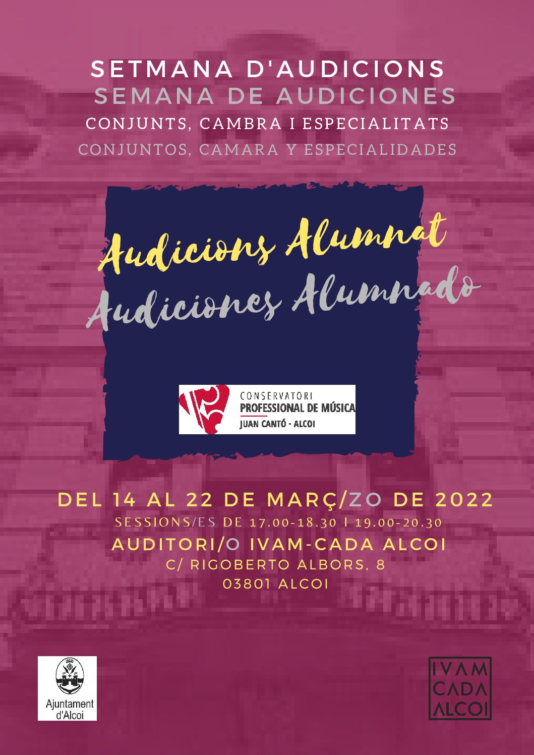 AUDICIONES MARZO