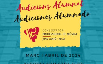 AUDICIONS ALUMNAT DE PRIMAVERA