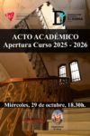 APERTURA DE CURSO 2025/2026