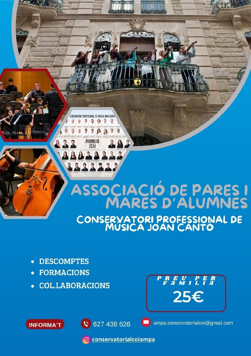 INSCRIPCIÓ AMPA CONSERVATORI