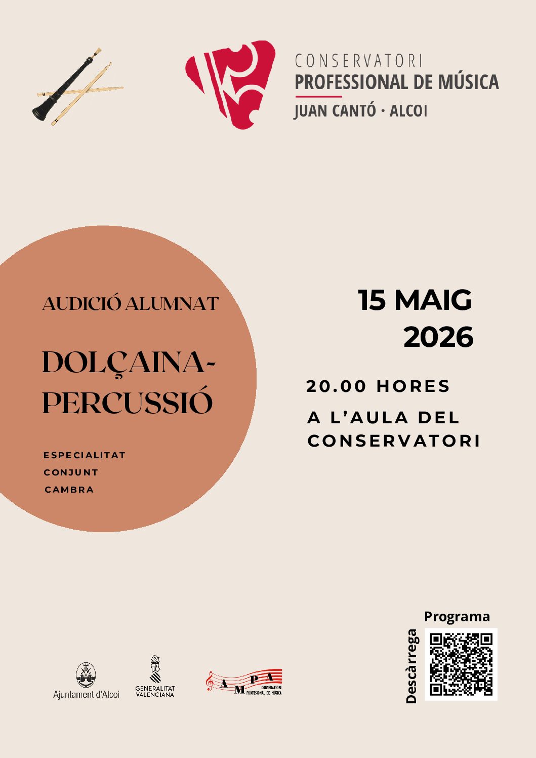 AUDICIÓN ALUMNADO DULZAINA Y PERCUSIÓN