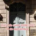 INICIO CURSO 2026-2027